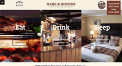 Desktop Screenshot of hareandhoundshotel.net