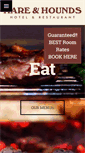 Mobile Screenshot of hareandhoundshotel.net